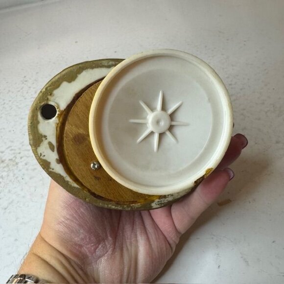 Vintage Unicorn Music Box - White & Gold Hand-Painted Figurine - Picture 3 of 4